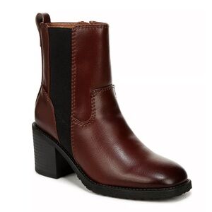 NWOT Zodiac Claret Ankle Boot In Coffee Brown Size 9